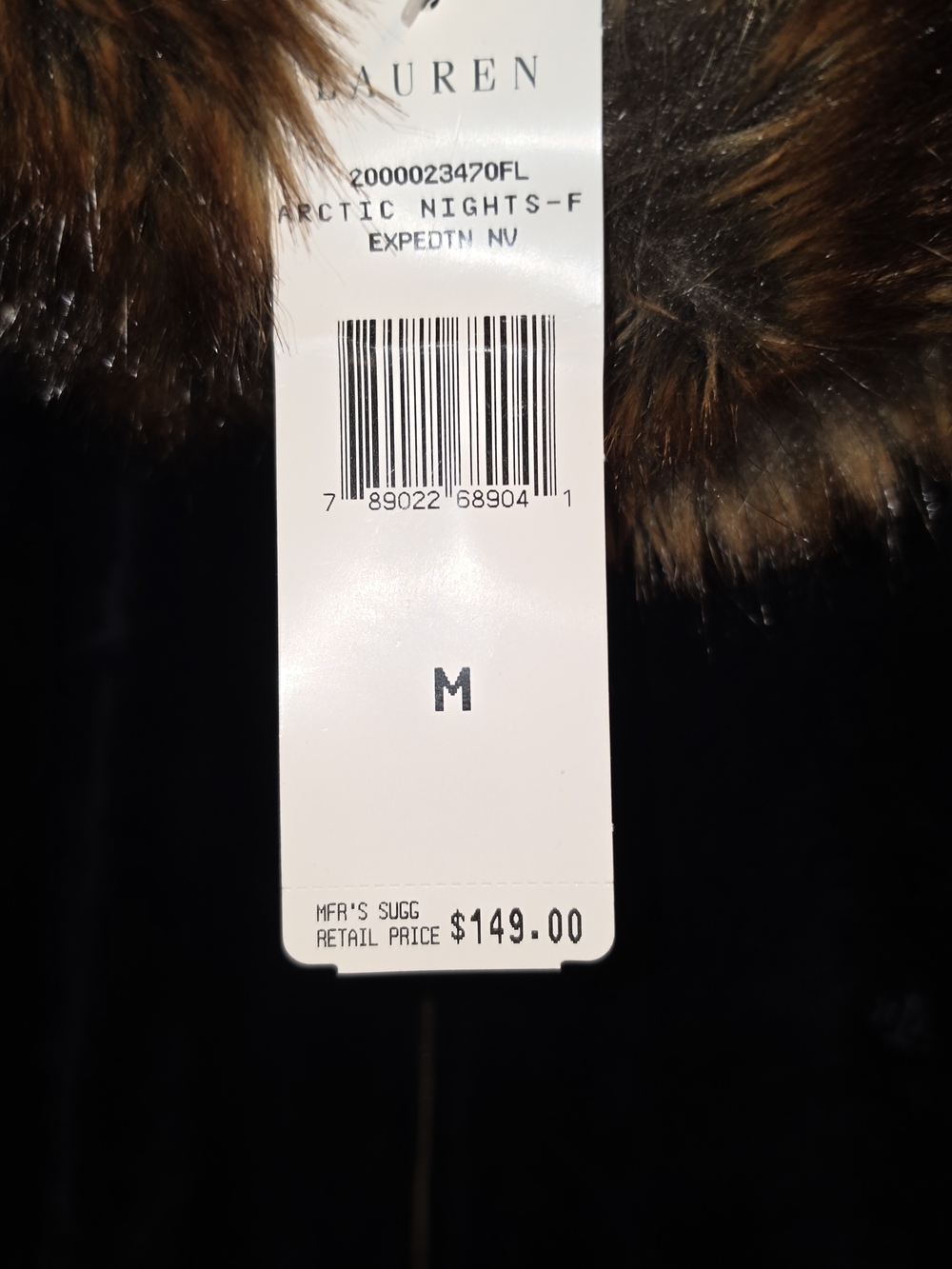 Ralph Lauren Velvet Bomber Jacket with Brown Faux Fur Collar - Picture 4 of 13